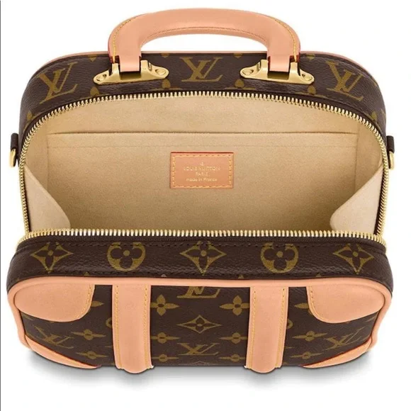 Louis Vuitton Ltd edition mini luggage monogram top handle shoulder brown purse - Picture 3 of 15